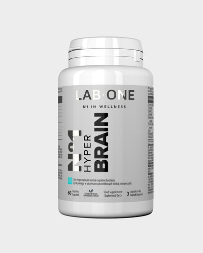 Lab One Hyper Brain 60kaps. Pamięć Koncentracja - ZdroweTO.pl