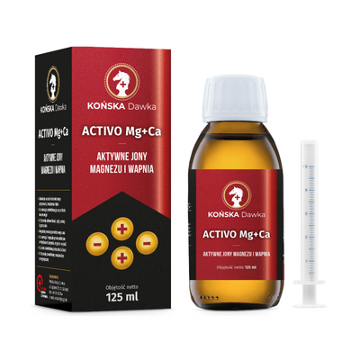 Końska Dawka Activo Mg + Ca 125ml Magnez Wapń - ZdroweTO.pl