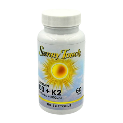 Sunny Touch D3 10000IU + K2 100mcg - 60softgels - ZdroweTO.pl