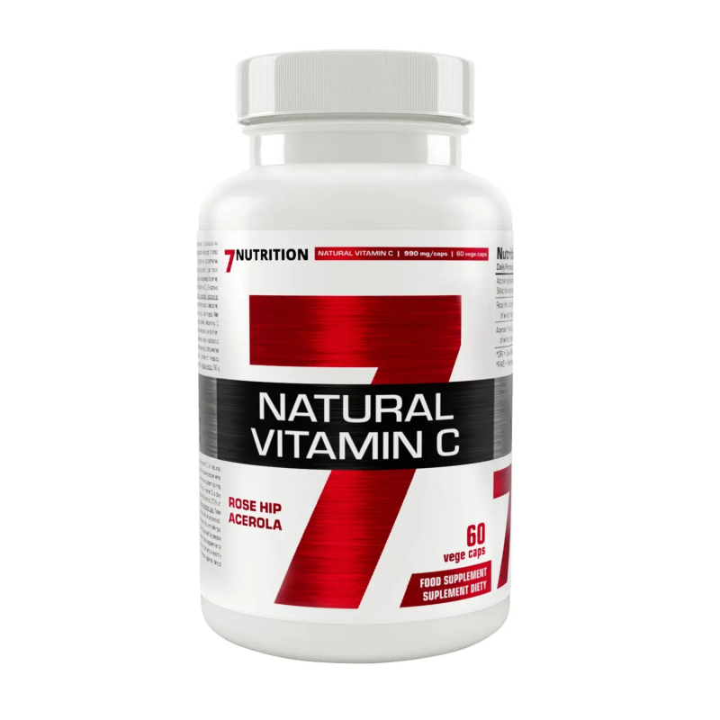 7Nutrition Natural Vitamin C - 60vcaps. - ZdroweTO.pl