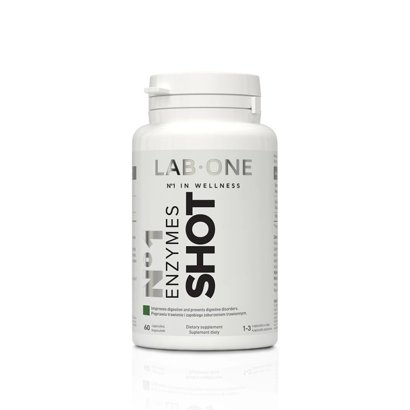 Lab One Enzymes Shot - 60kaps. - ZdroweTO.pl