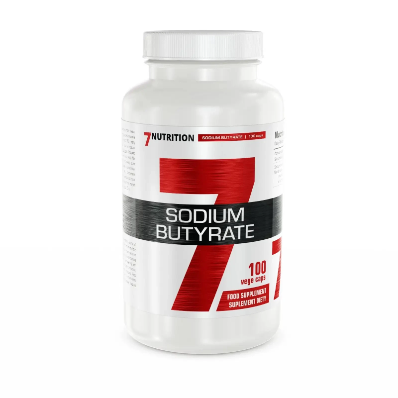 7Nutrition Sodium Butyrate 580mg - 100vcaps. - ZdroweTO.pl