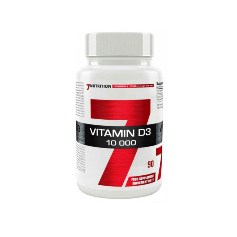 7Nutrition Vitamin D3 10,000 IU - 90tabs. - ZdroweTO.pl