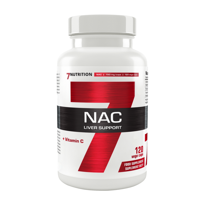7Nutrition NAC 150mg + Vit. C - 120vcaps. - ZdroweTO.pl