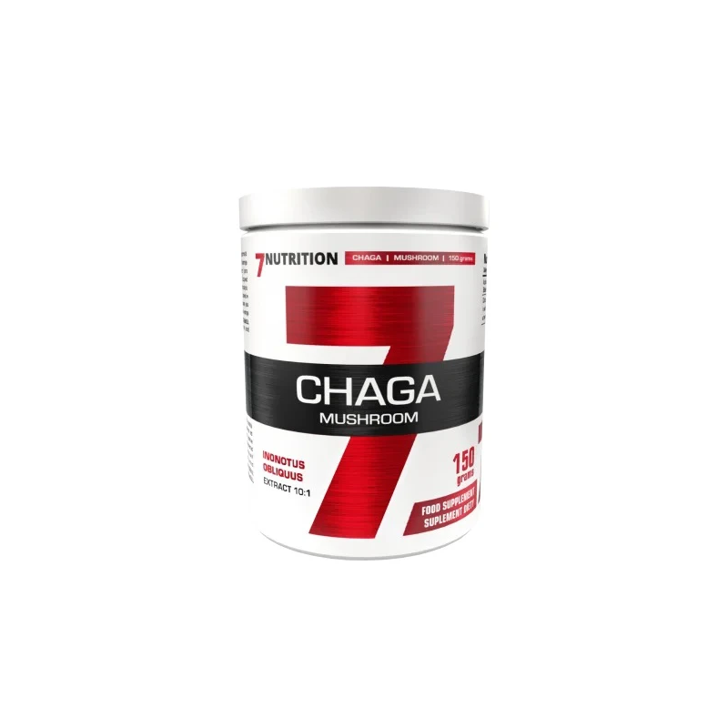 7Nutrition Chaga Mushroom 10:1 Powder - 150g - ZdroweTO.pl