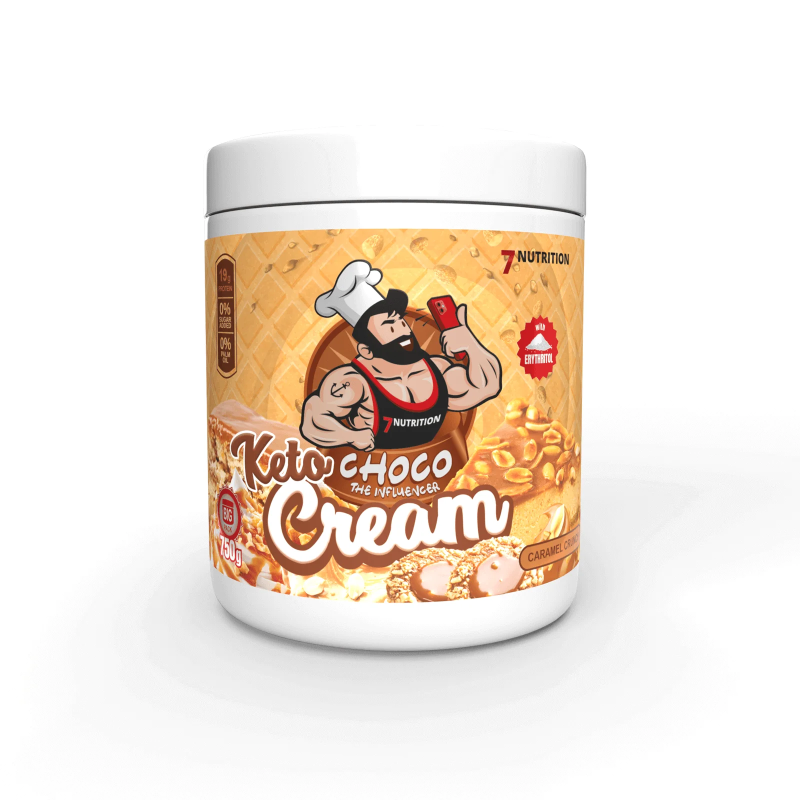 7Nutrition Cream KETO 750g - Caramel Crunch - ZdroweTO.pl