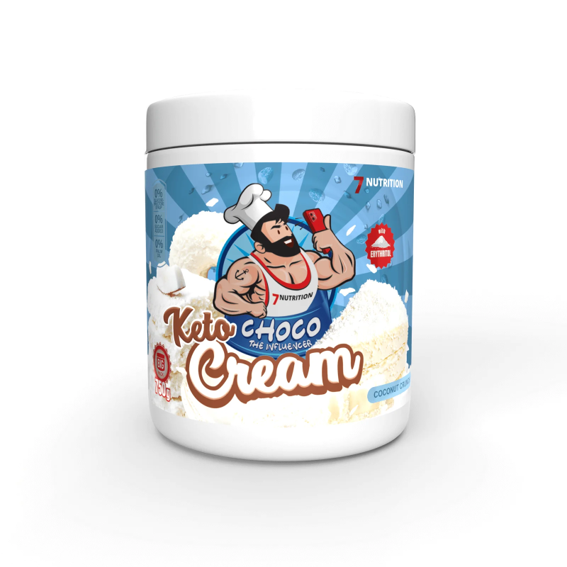 7Nutrition Cream KETO 750g - Coconut Crunch - ZdroweTO.pl