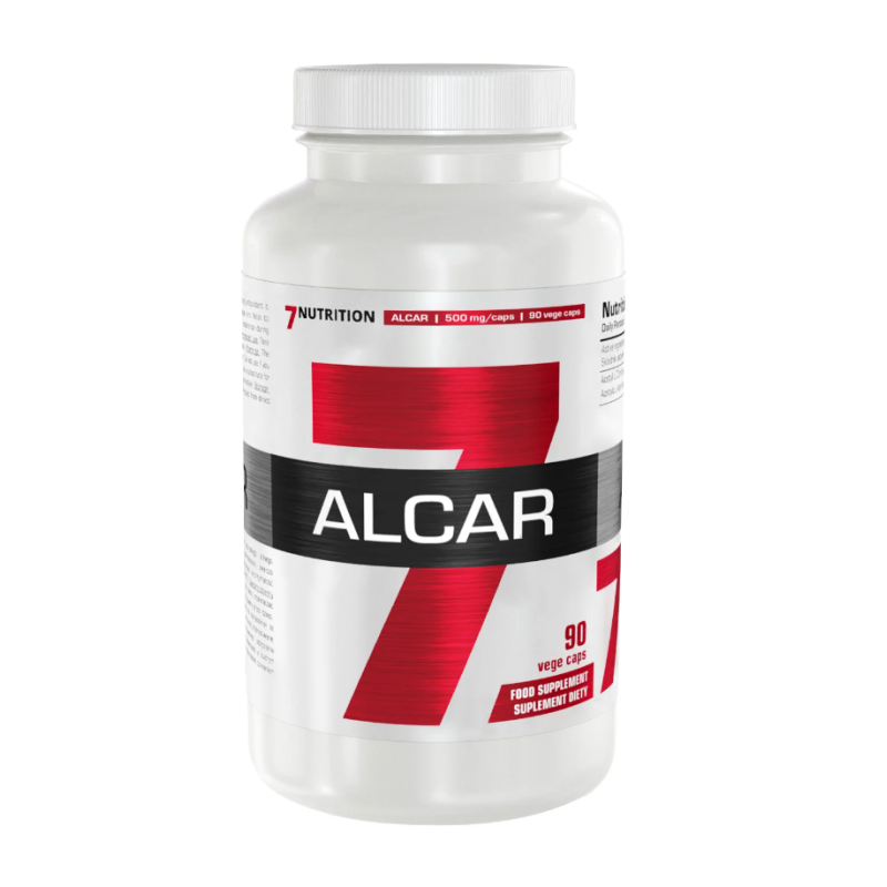 7Nutrition ALCAR Acethyl L-Carnitine 500mg-90vcaps - ZdroweTO.pl
