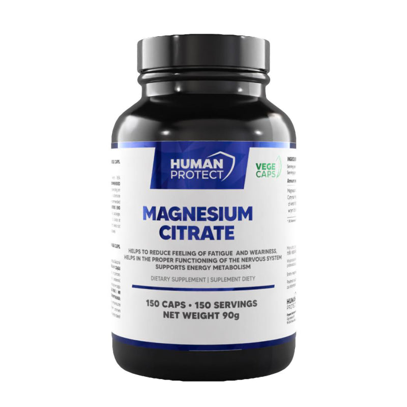 Human Protect Magnesium Citrate - 150vcaps. - ZdroweTO.pl