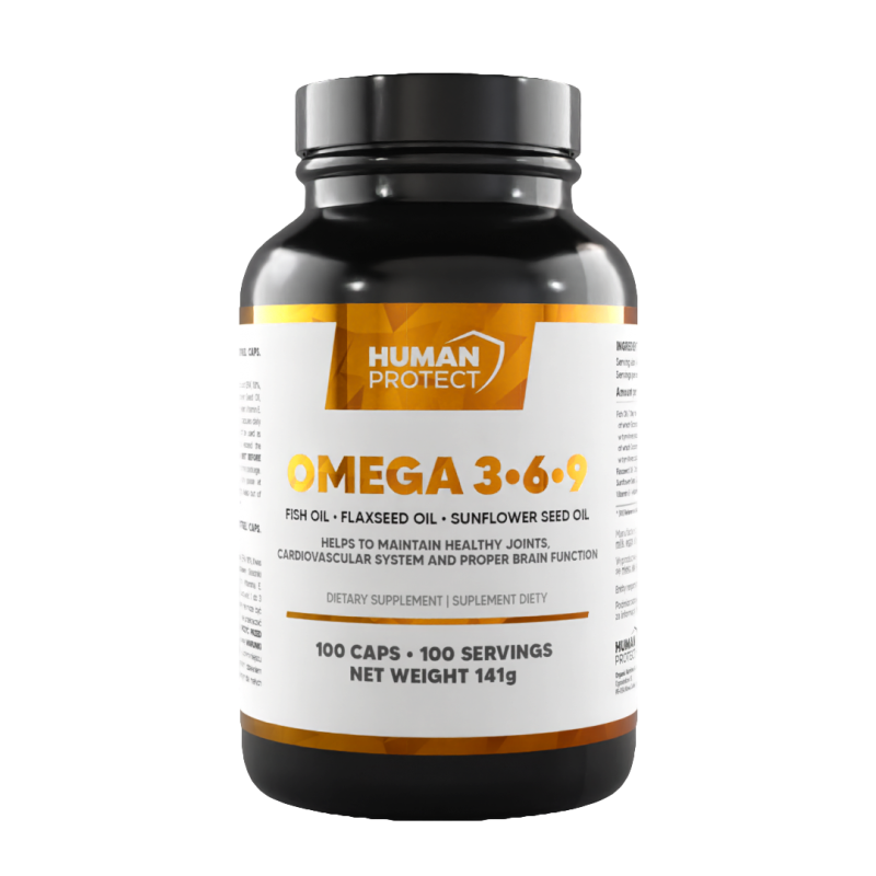 Human Protect Omega 3-6-9 - 100softgels - ZdroweTO.pl