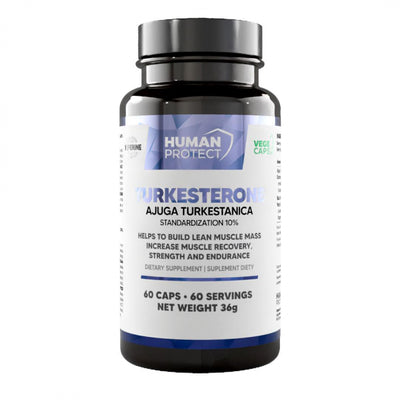Human Protect Turkesterone 500mg - 60vcaps. - ZdroweTO.pl