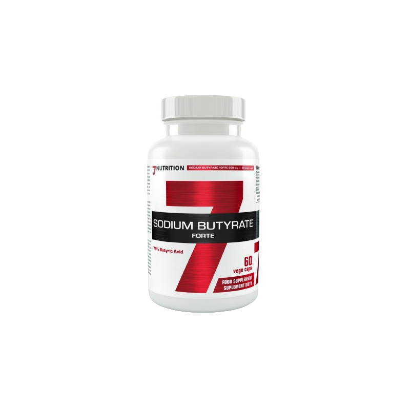 7Nutrition Sodium Butyrate FORTE 600mg - 60vcaps. - ZdroweTO.pl