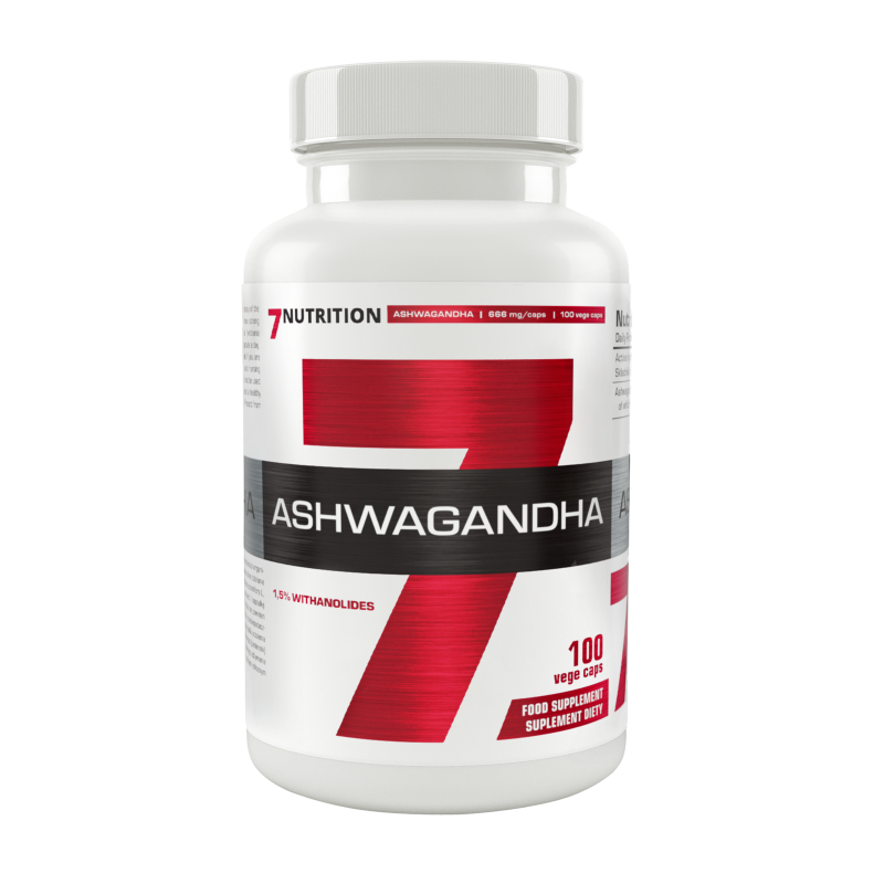 7Nutrition Ashwagandha 666mg 100vcaps. - ZdroweTO.pl