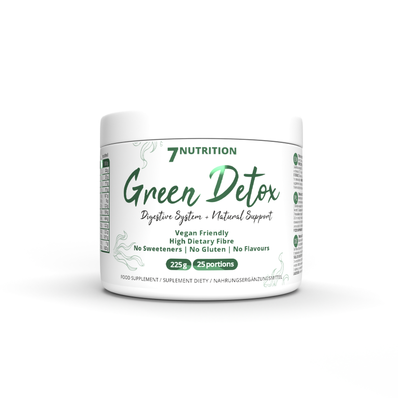 7Nutrition Green Detox 225g Detoks Wsparcie pracy Jelit - ZdroweTO.pl