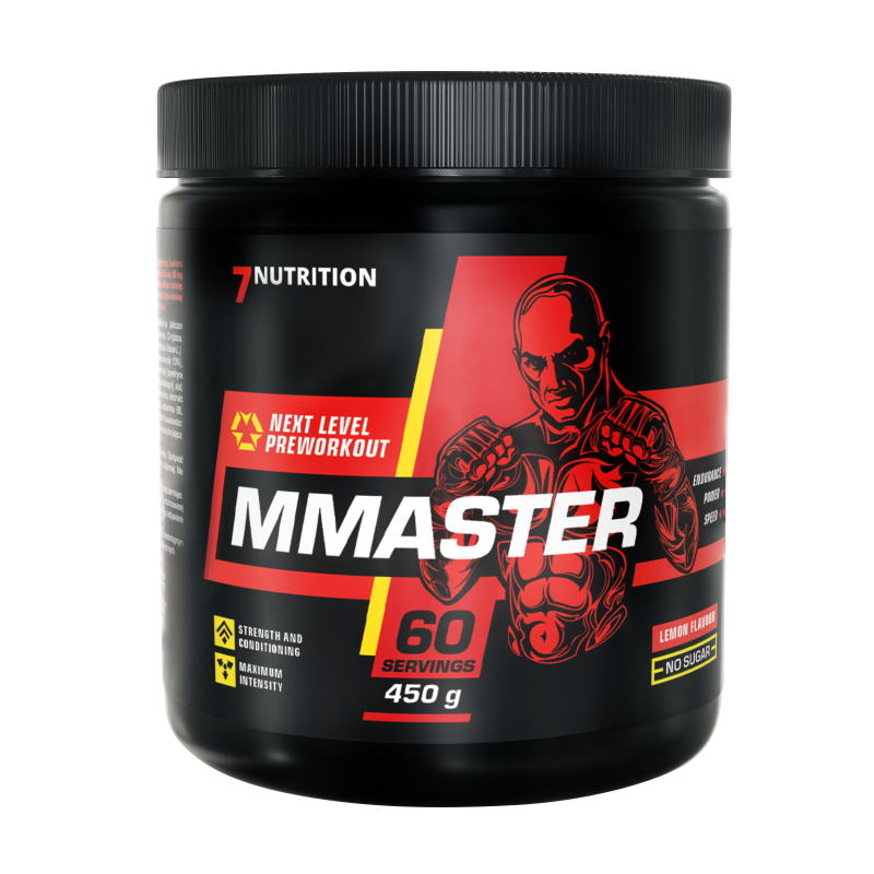 7Nutrition MMASTER 450g - Raspberry - ZdroweTO.pl