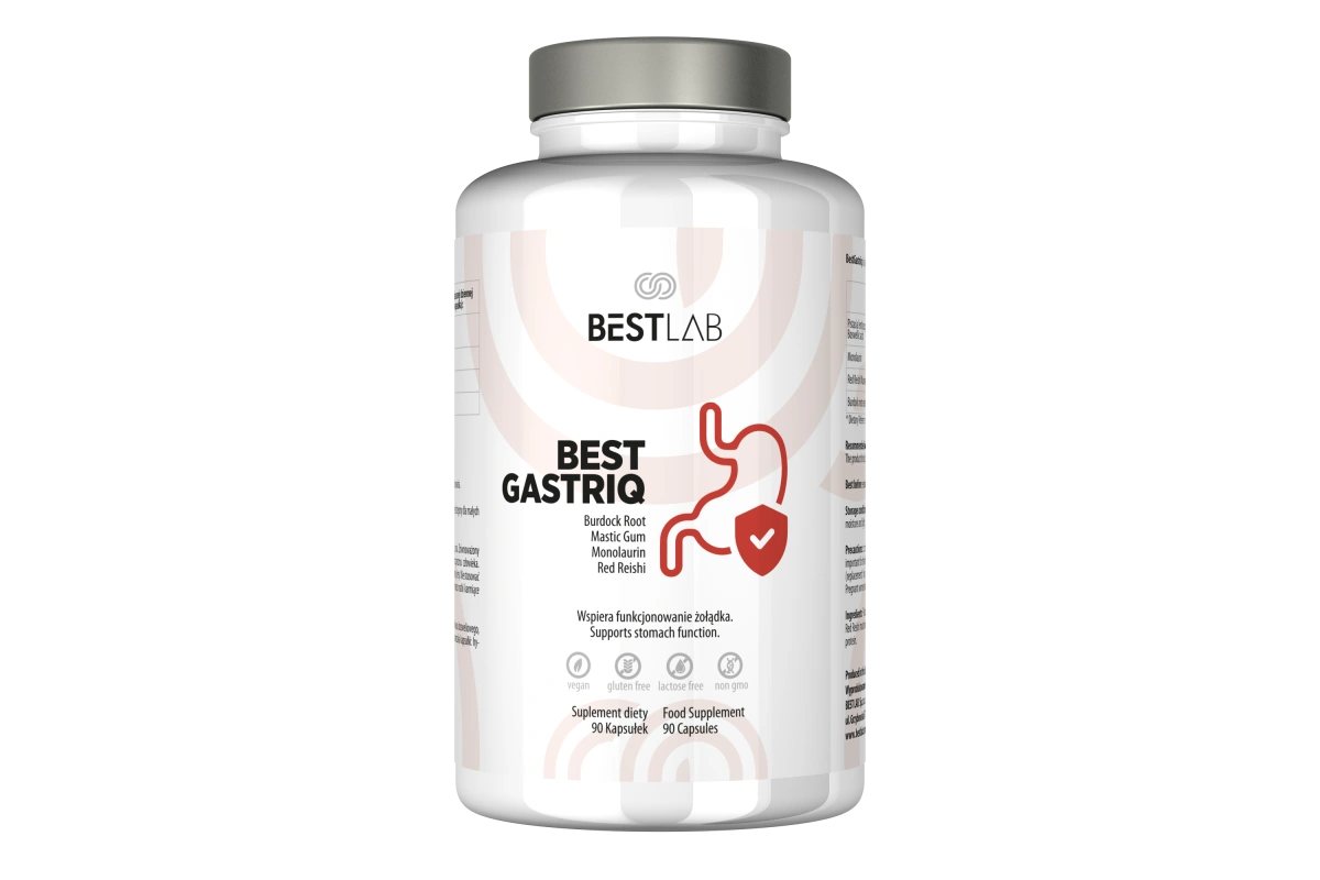 Best Lab Best Gastric - 90vaps. Kompleksowe wsparcie dla zdrowia układu pokarmowego - ZdroweTO.pl