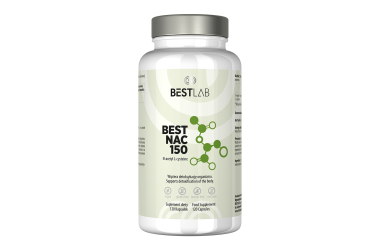 Best Lab NAC 450mg - 60vcaps Twoje wsparcie antyoksydacyjne - ZdroweTO.pl