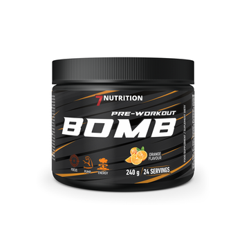 7Nutrition BOMB Pre-Workout 240g - Pomarańcza - ZdroweTO.pl