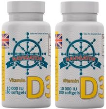 Navigator Vitamin D3 10000IU - 180 softgels - ZdroweTO.pl