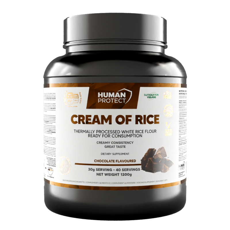 Human Protect Cream of Rice 1200g - Czekolada - ZdroweTO.pl