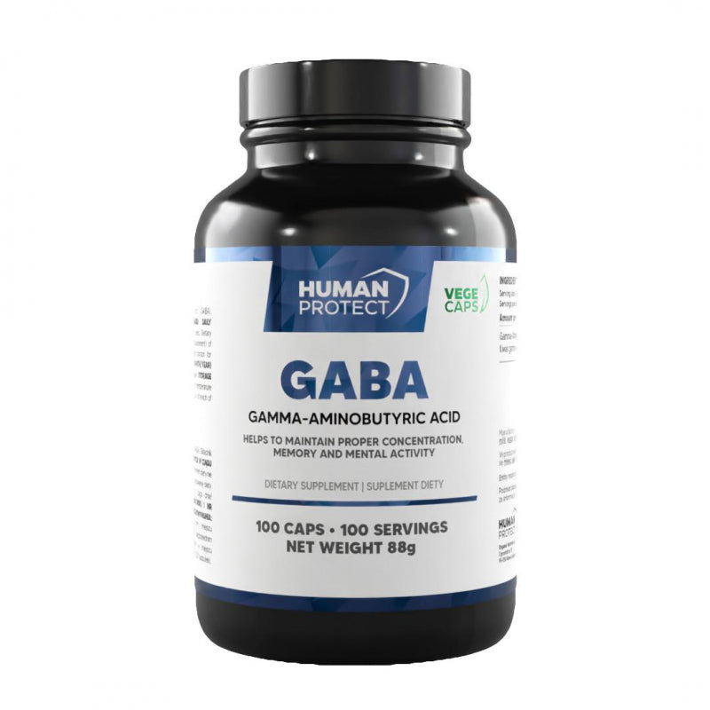 Human Protect GABA 750mg - 100vkaps. - ZdroweTO.pl