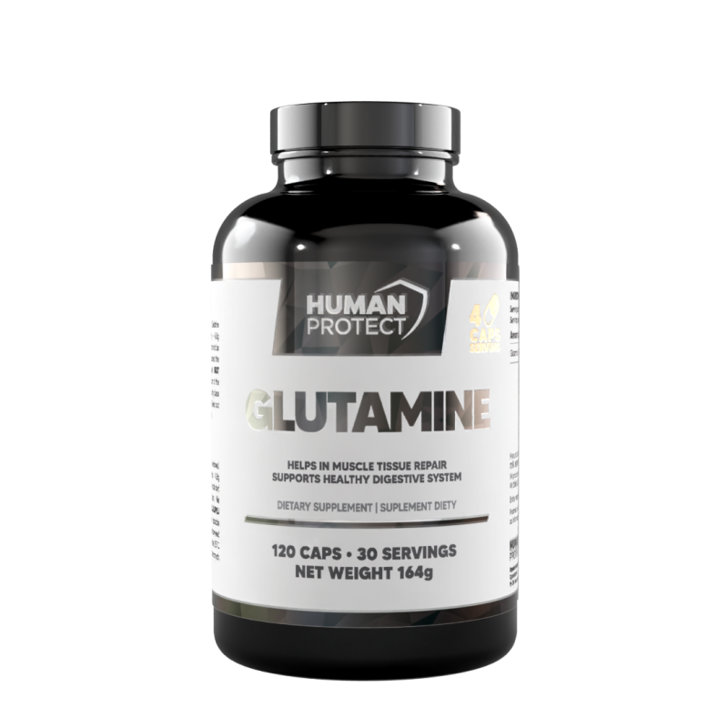 Human Protect Glutamine 500g - Pomarańcza - ZdroweTO.pl