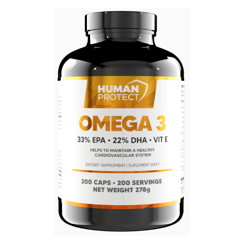 Human Protect Omega 3 High Dose - 200softgels - ZdroweTO.pl