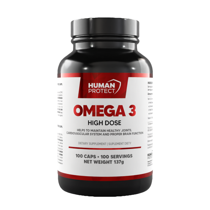 Human Protect Omega 3 High Dose - 100 softgels - ZdroweTO.pl