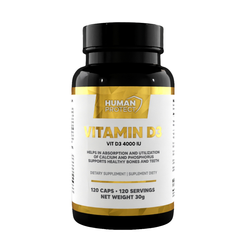 Human Protect Vitamin D3 + K2 - 120 softgels - ZdroweTO.pl