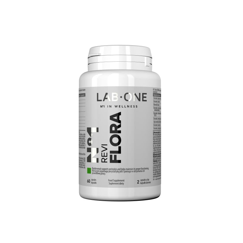 Lab One Revi Flora 60kaps. Wsparcie Jelit - ZdroweTO.pl