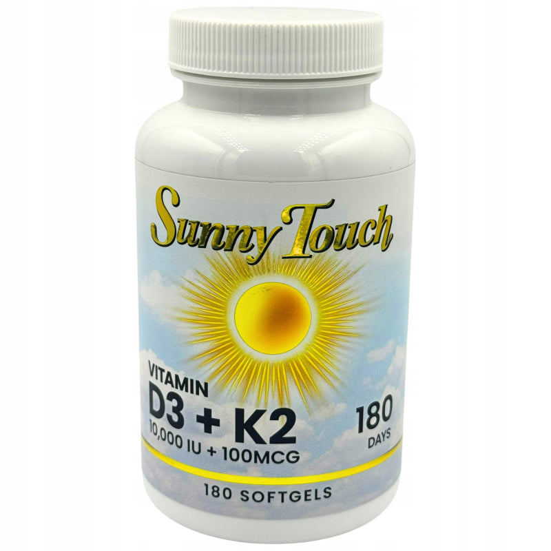 Sunny Touch D3 10000IU + K2 100mcg - 180softgels - ZdroweTO.pl