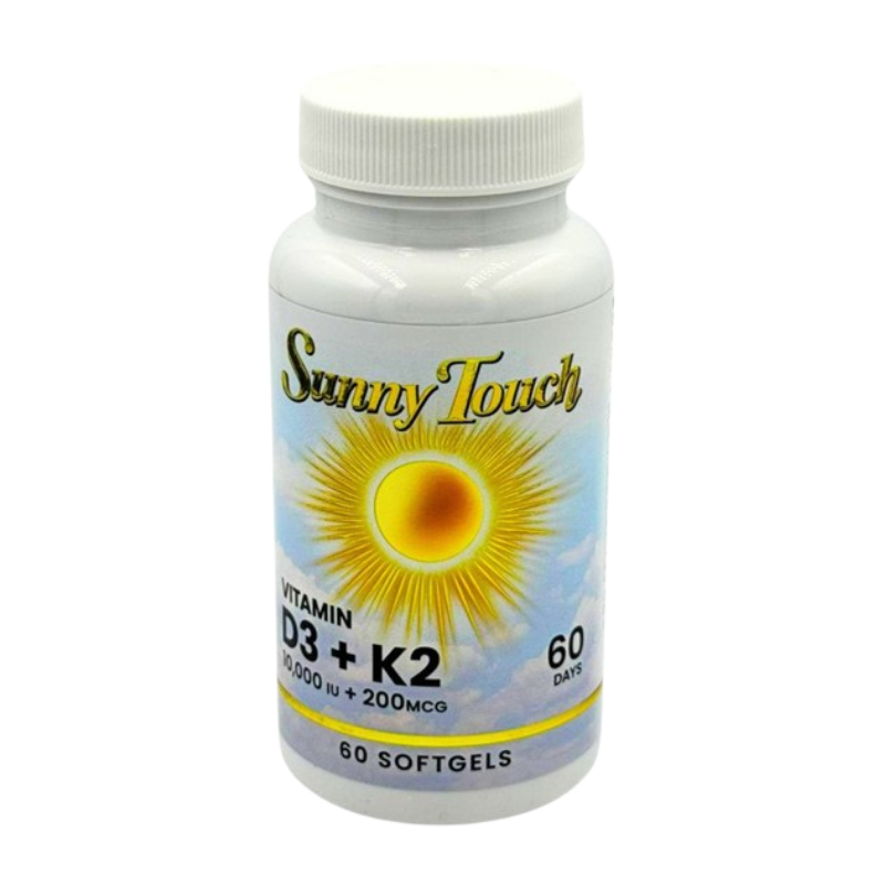 Sunny Touch D3 10000IU + K2 100mcg - 60softgels - ZdroweTO.pl
