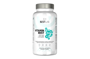 Best Lab Vitamin Best - 60vcaps. Kompleks witamin i minerałów dla Twojego zdrowia - ZdroweTO.pl